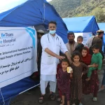 KUNAR EARTHQUAKE UPDATE – Doctor with children who need medical help