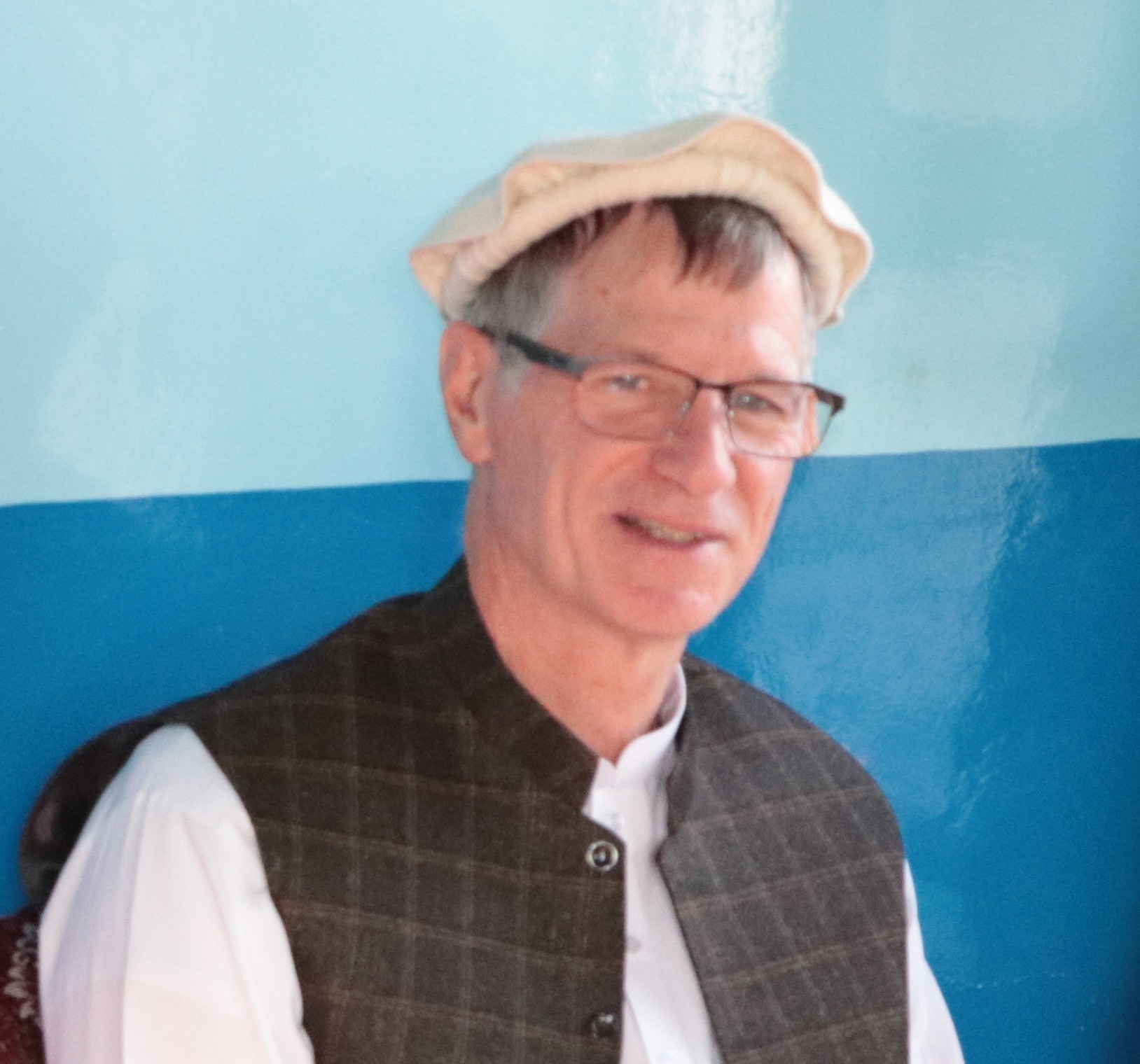 Richard Manning, MD, Chief Executive Officer of Be Team International, at Cure Hospital in Kabul, Afghanistan